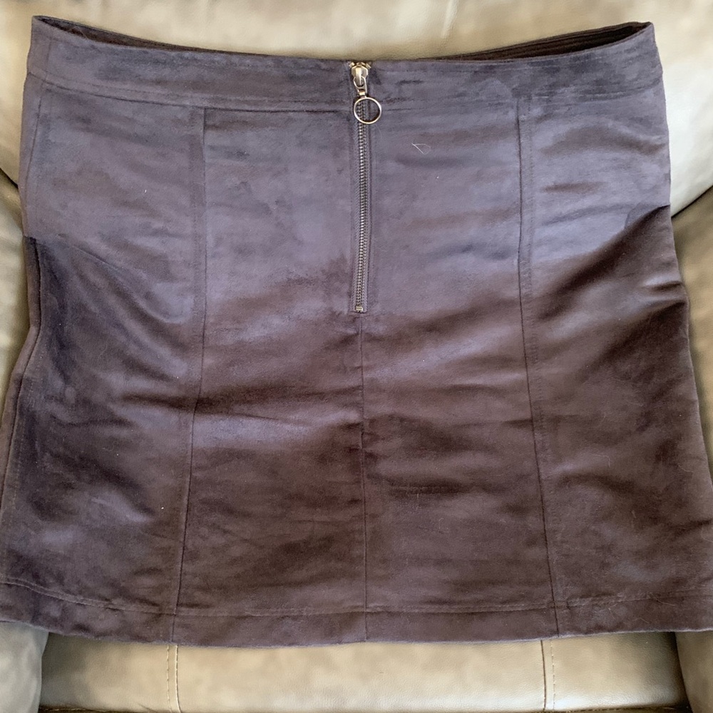 Suede Old Navy Skirts Size 10